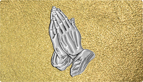 DNSEMP-C-516-GD-SH-GD Empire Corner Silver Hands Shim Gold